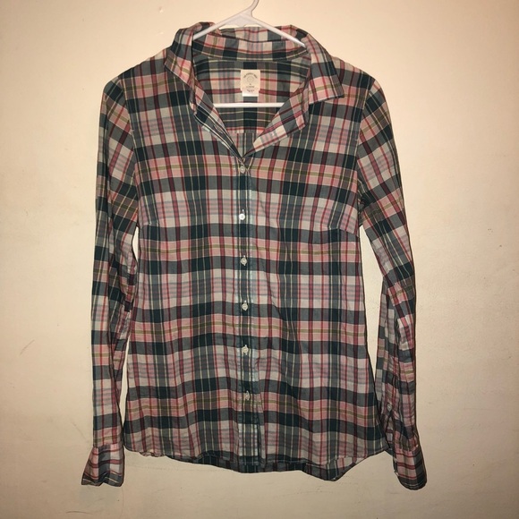 J crew plaid button up shirt - Picture 1 of 7